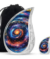 Galaxy Theme Large Urn With 1 Keepsake Urn