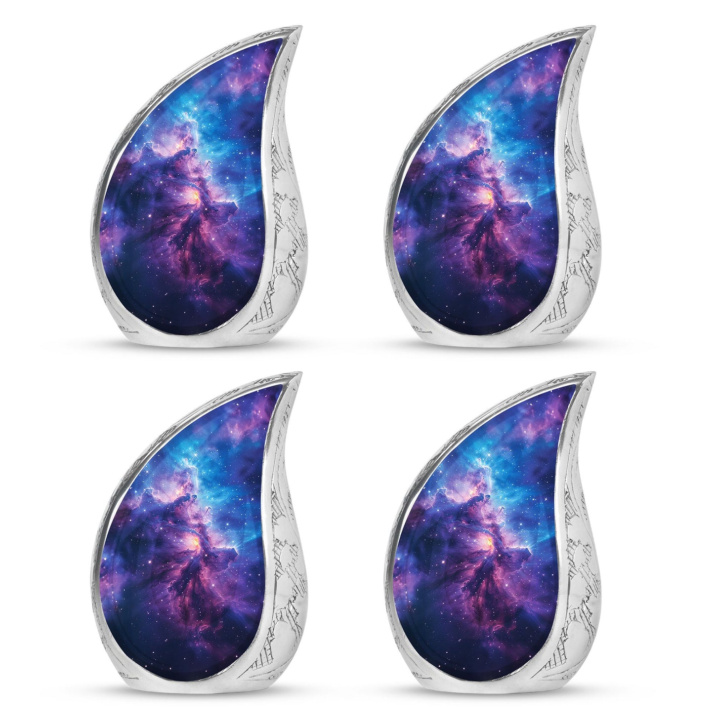 Galaxy Theme 3 Inch Keepsake Pack of 4
