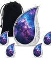 Galaxy Theme Large Urn With 4 Keepsake Urn