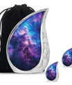 Galaxy Theme Large Urn With 2 Keepsake Urn