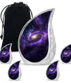 Galaxy Theme Large Urn With 4 Keepsake Urn