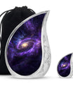 Galaxy Theme Large Urn With 1 Keepsake Urn
