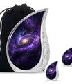 Galaxy Theme Large Urn With 2 Keepsake Urn