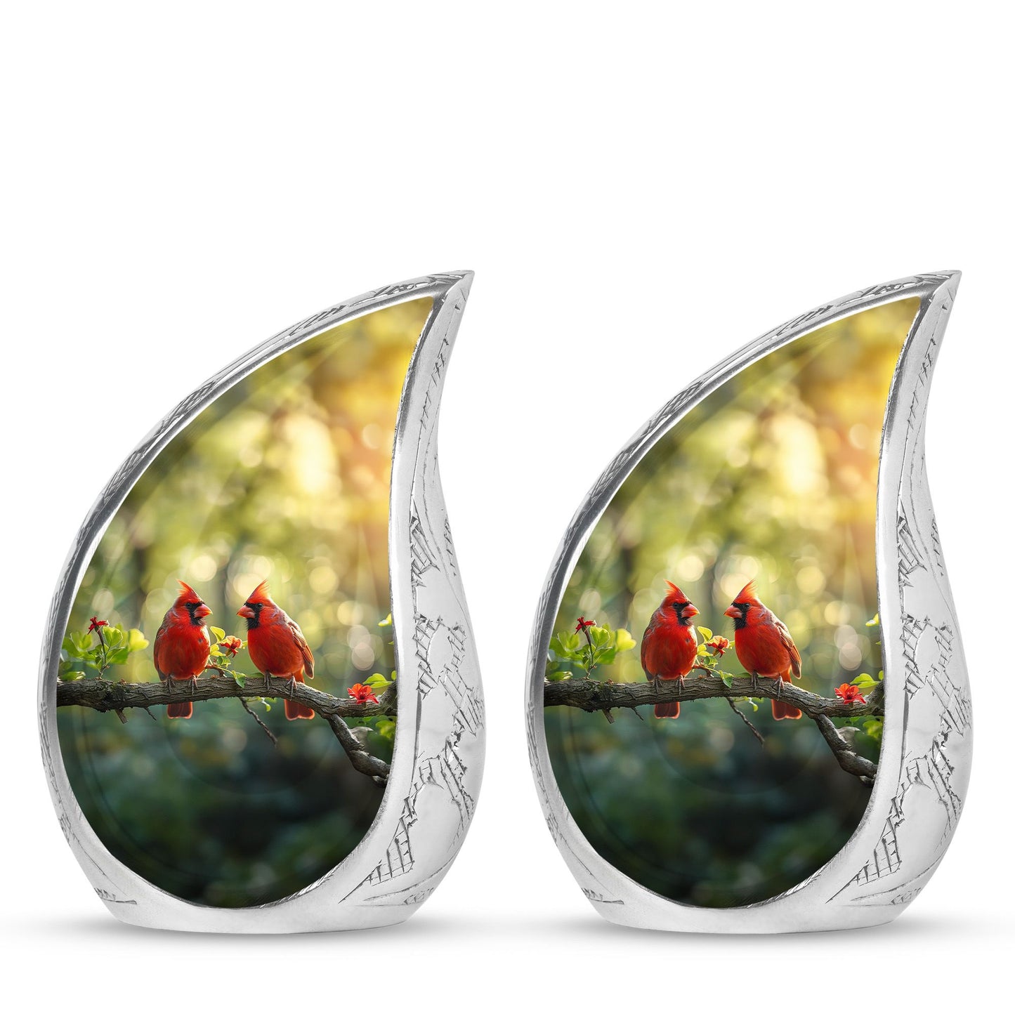 Cardinal Bird Theme 3 Inch Keepsake Pack of 2