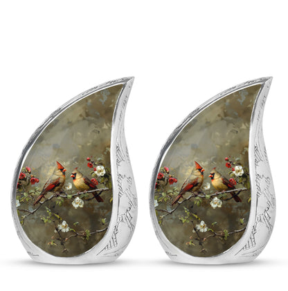 Cardinal Bird Theme 3 Inch Keepsake Pack of 2