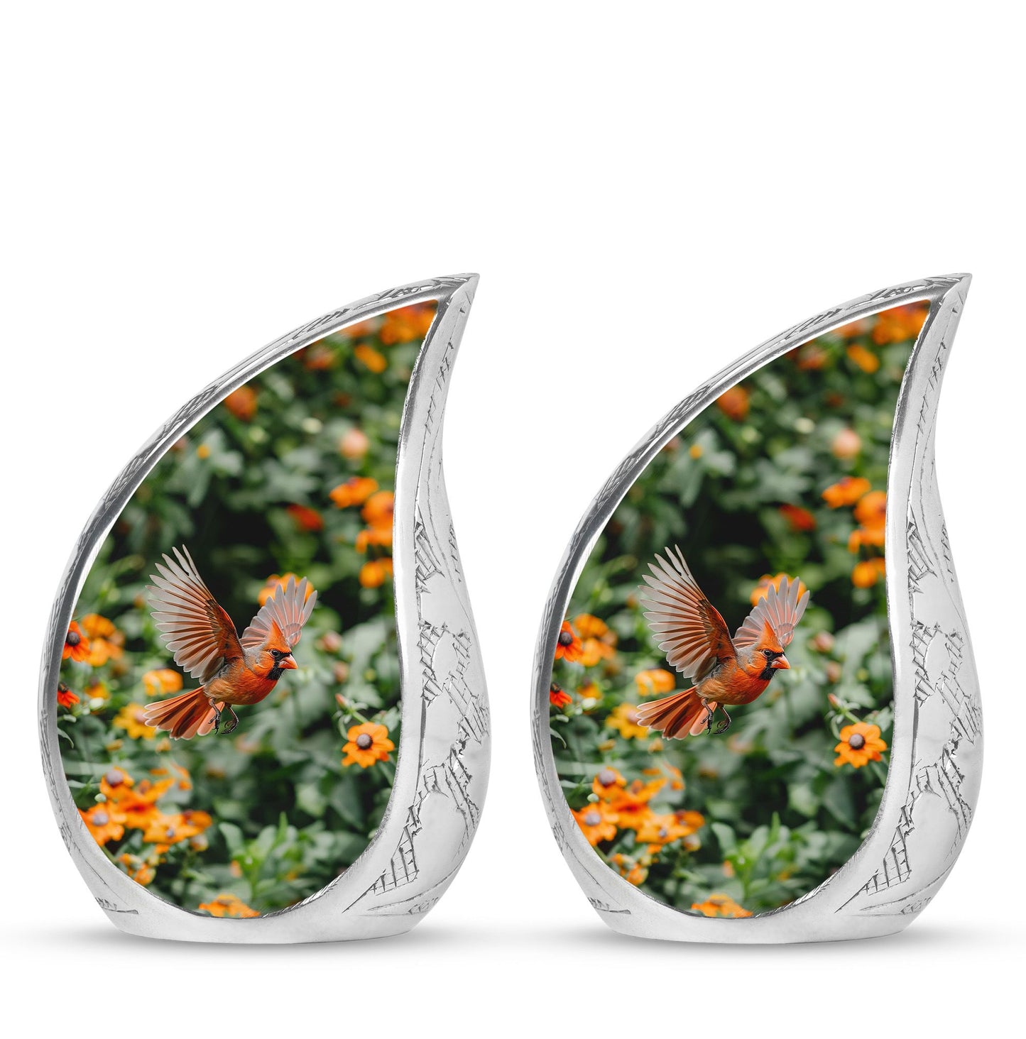 Cardinal Bird Theme 3 Inch Keepsake Pack of 2