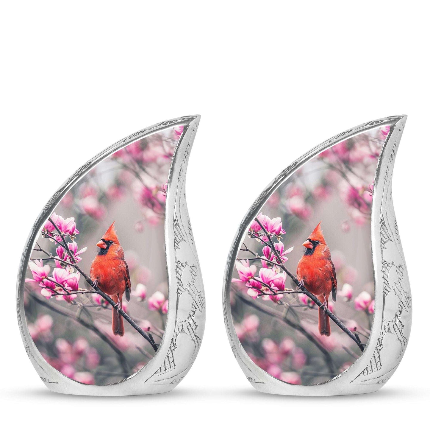 Cardinal Bird Theme 3 Inch Keepsake Pack of 2