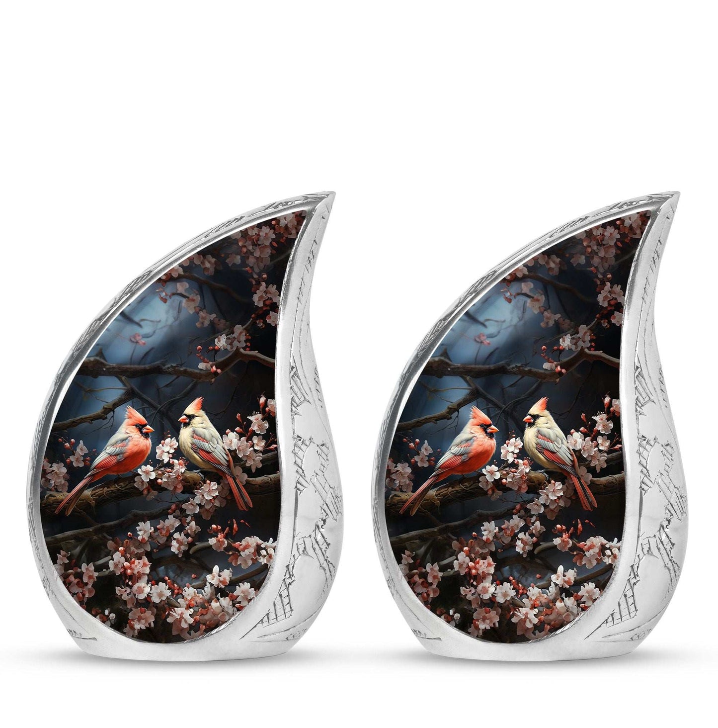 Cardinal Bird Theme 3 Inch Keepsake Pack of 2