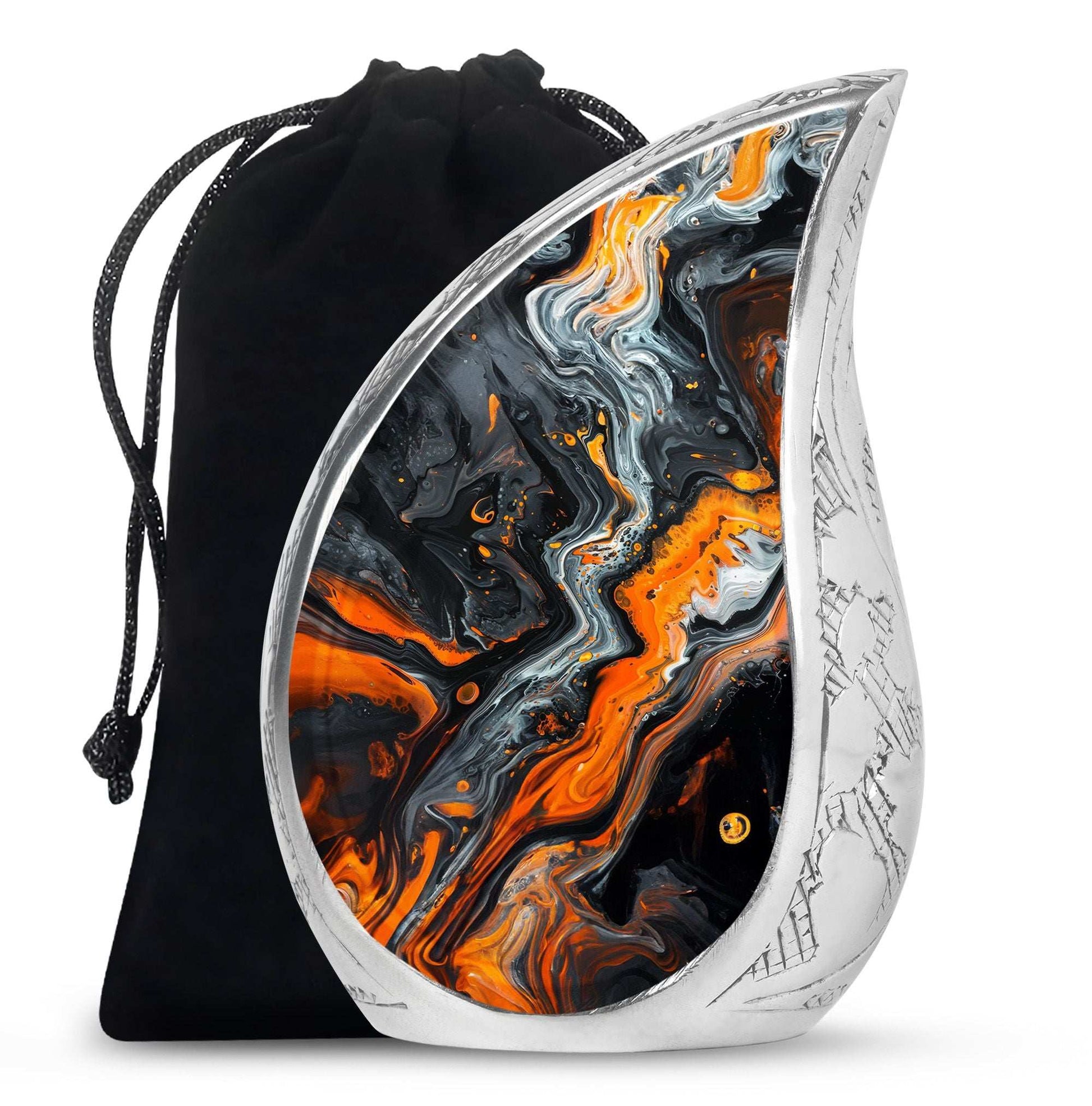 Abstract Theme Large Urn 10 Inch