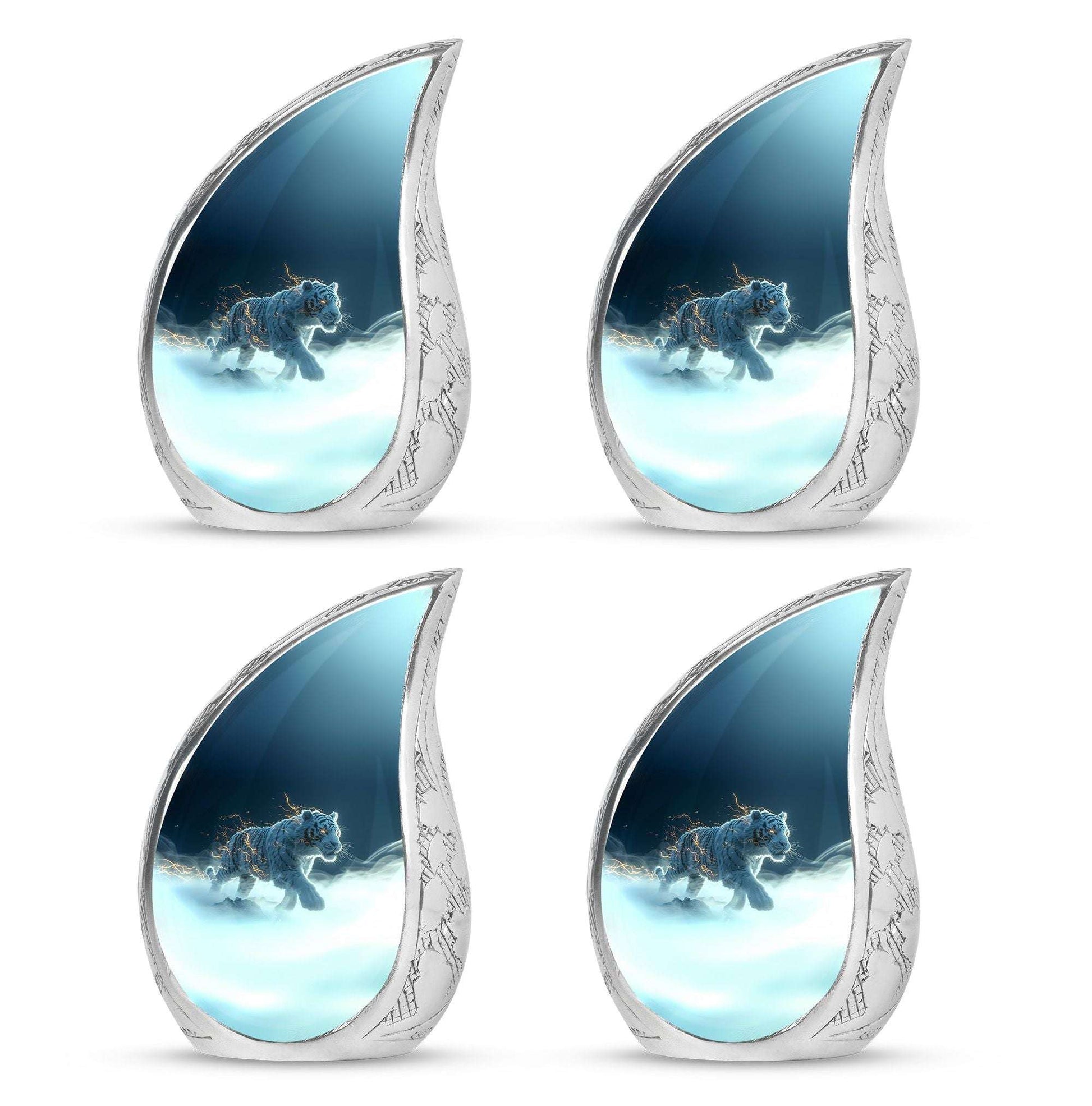 Tiger Theme 3 Inch Keepsake Pack of 4