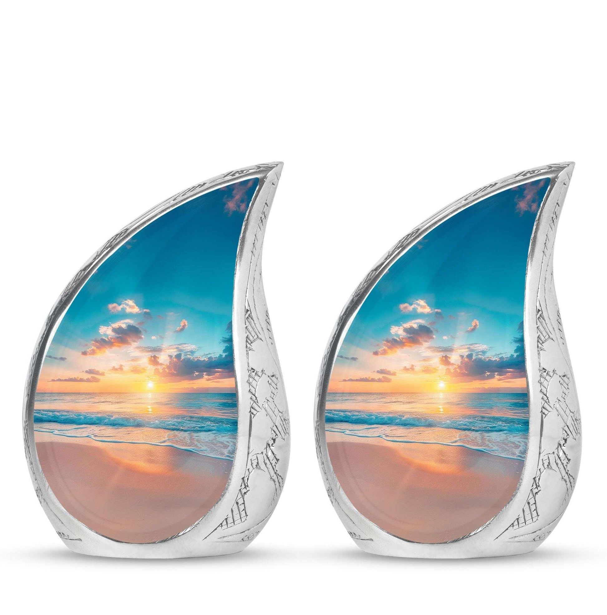 Sunset Beach Theme 3 Inch Keepsake Pack of 2