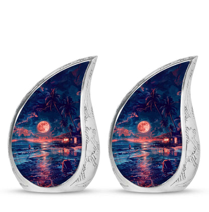 Night Beach Theme 3 Inch Keepsake Pack of 2