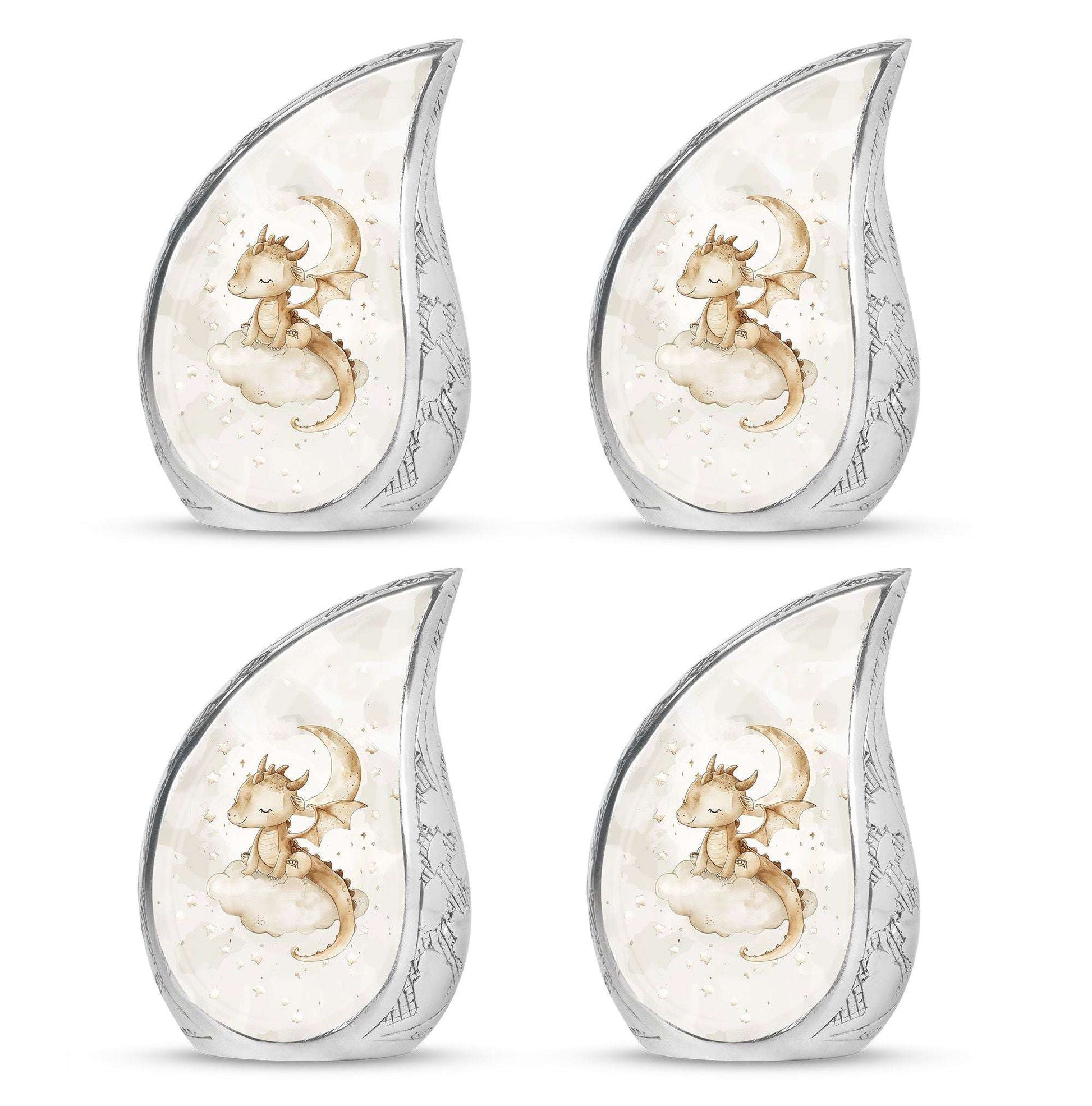 Dragons Theme 3 Inch Keepsake Pack of 4