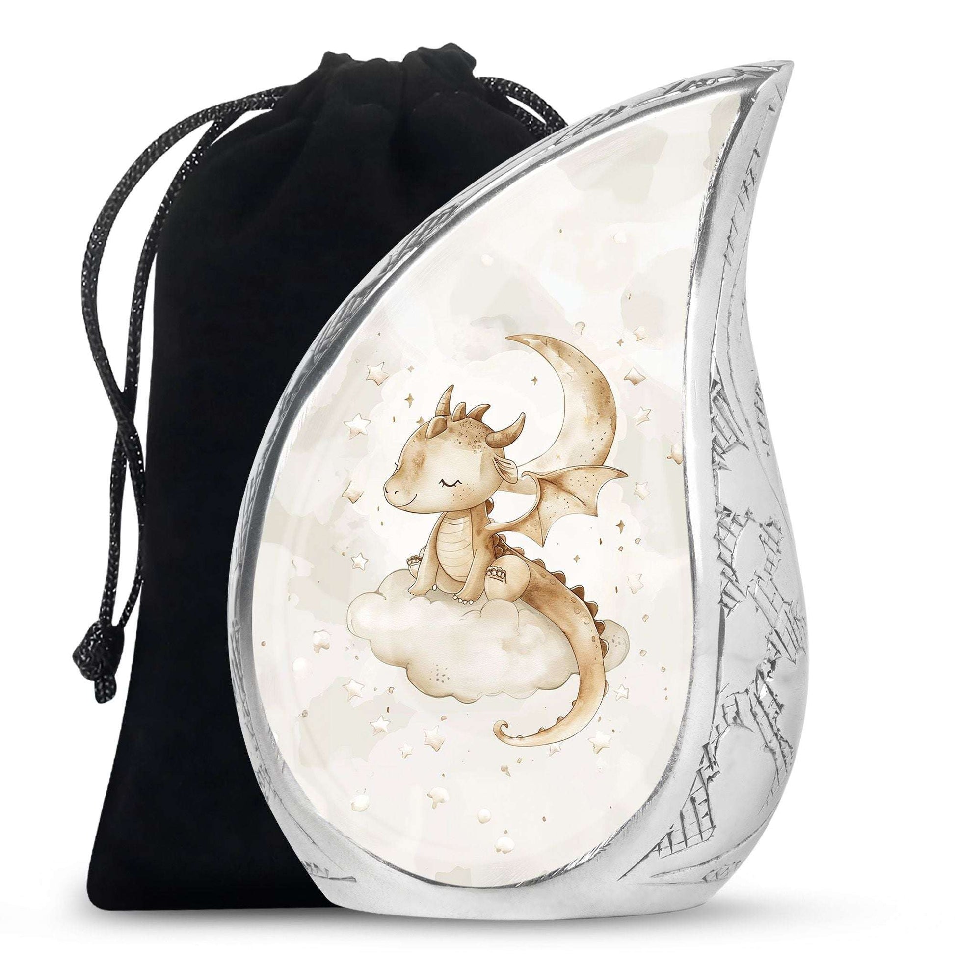 Dragons Theme Large Urn 10 Inch