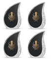 Octopus Theme 3 Inch Keepsake Pack of 4