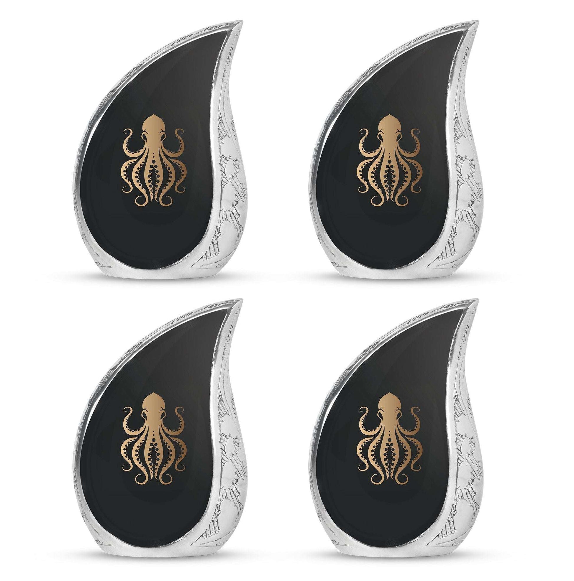 Octopus Theme 3 Inch Keepsake Pack of 4