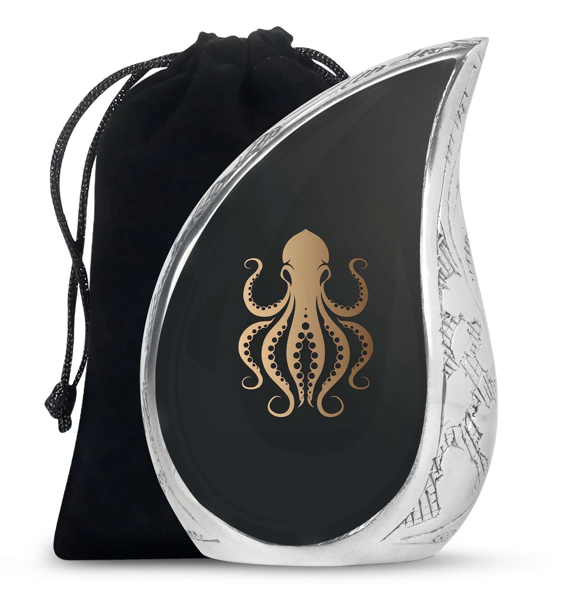 Octopus Theme Large Urn 10 Inch