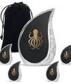 Octopus Theme Large Urn With 4 Keepsake Urn