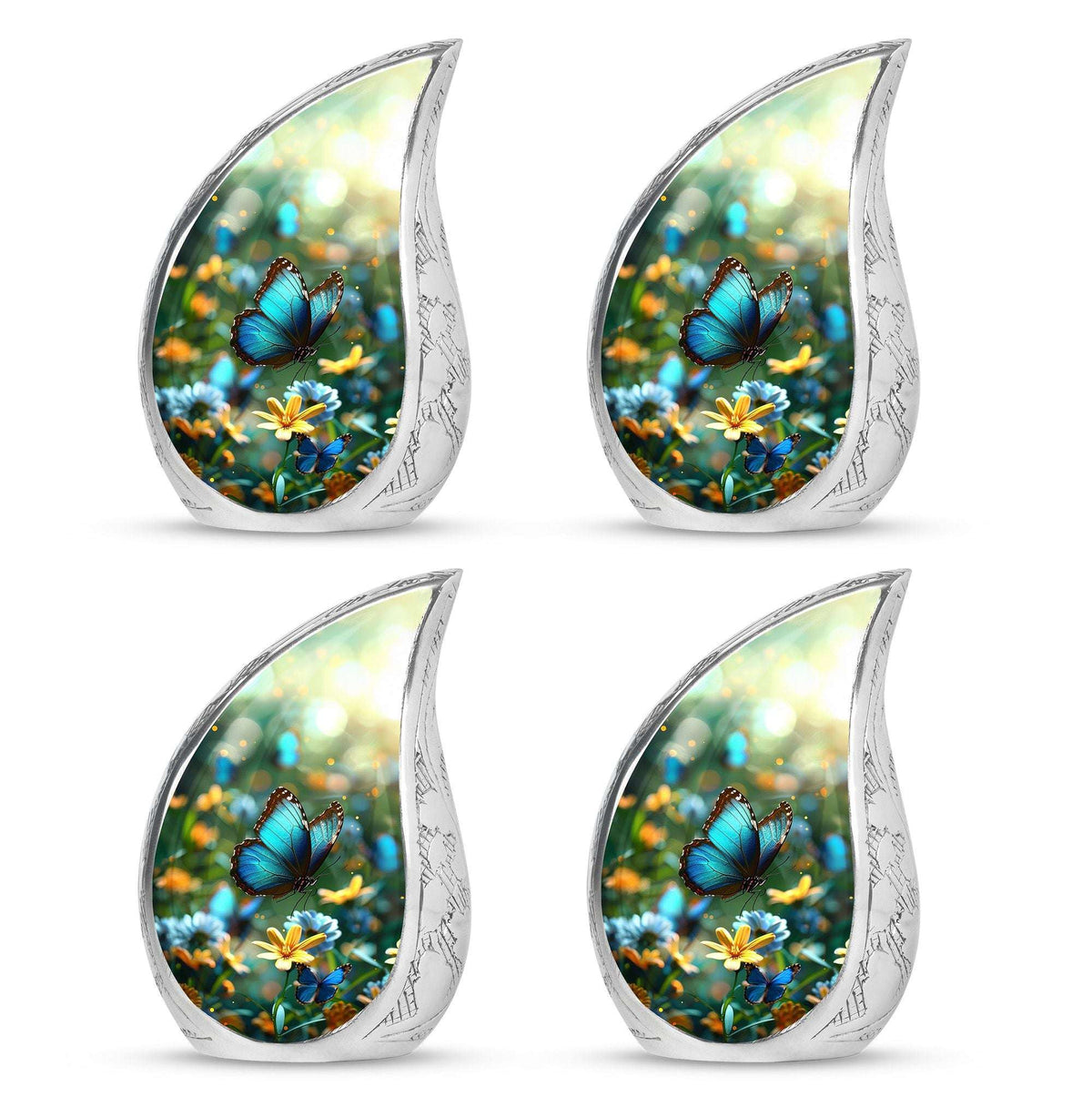 Butterfly Theme 3 Inch Keepsake Pack of 4
