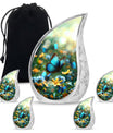 Butterfly Theme Large Urn With 4 Keepsake Urn
