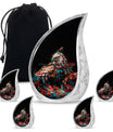 Eagle Theme Large Urn With 4 Keepsake Urn