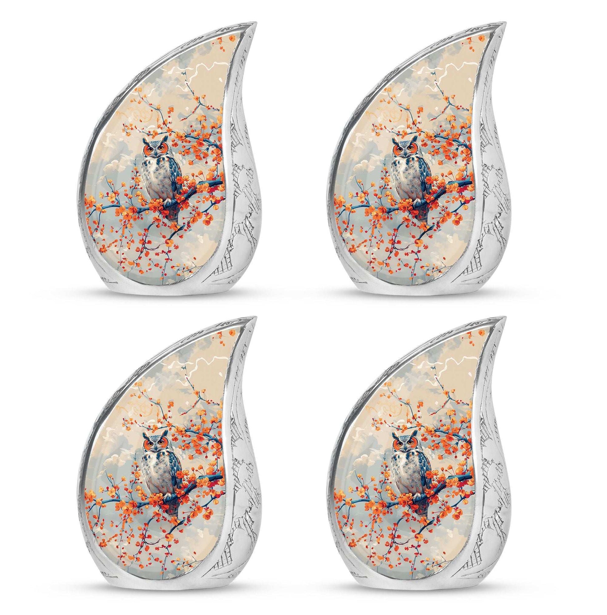 Owl Theme 3 Inch Keepsake Pack of 4