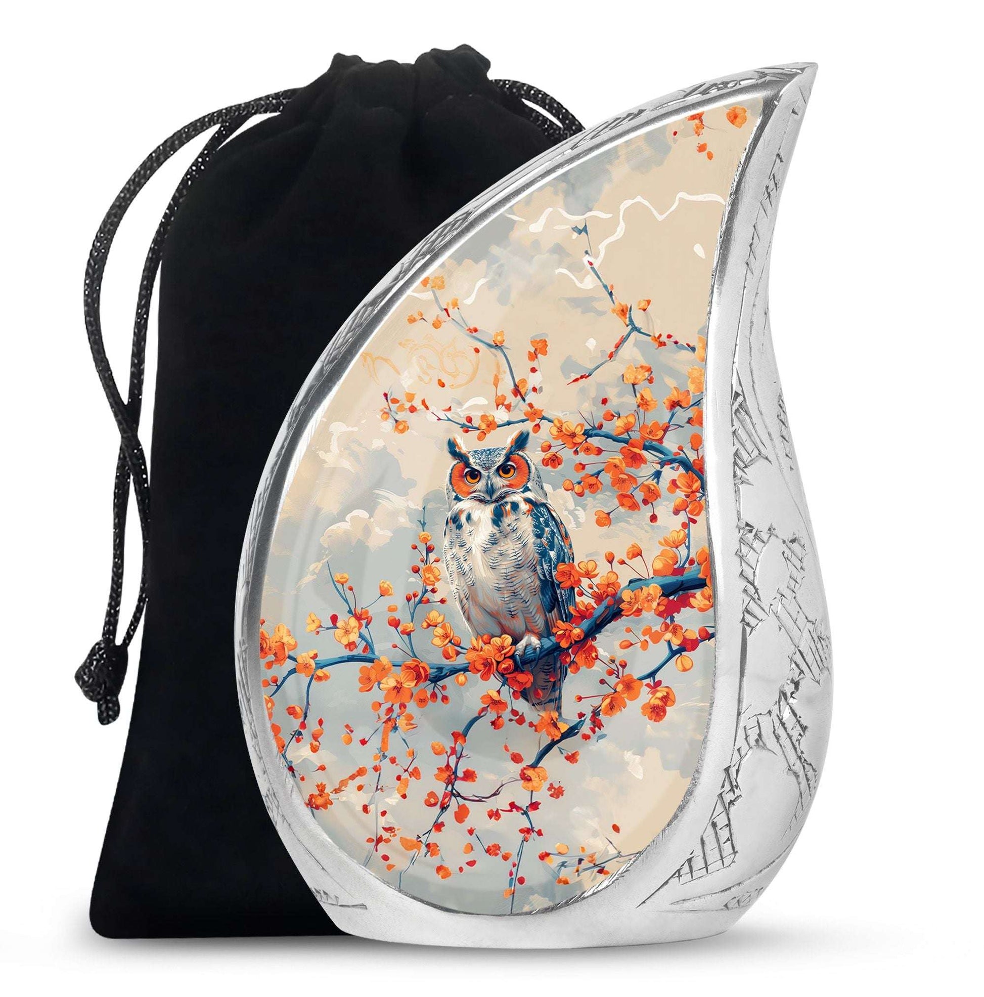 Owl Theme Large Urn 10 Inch