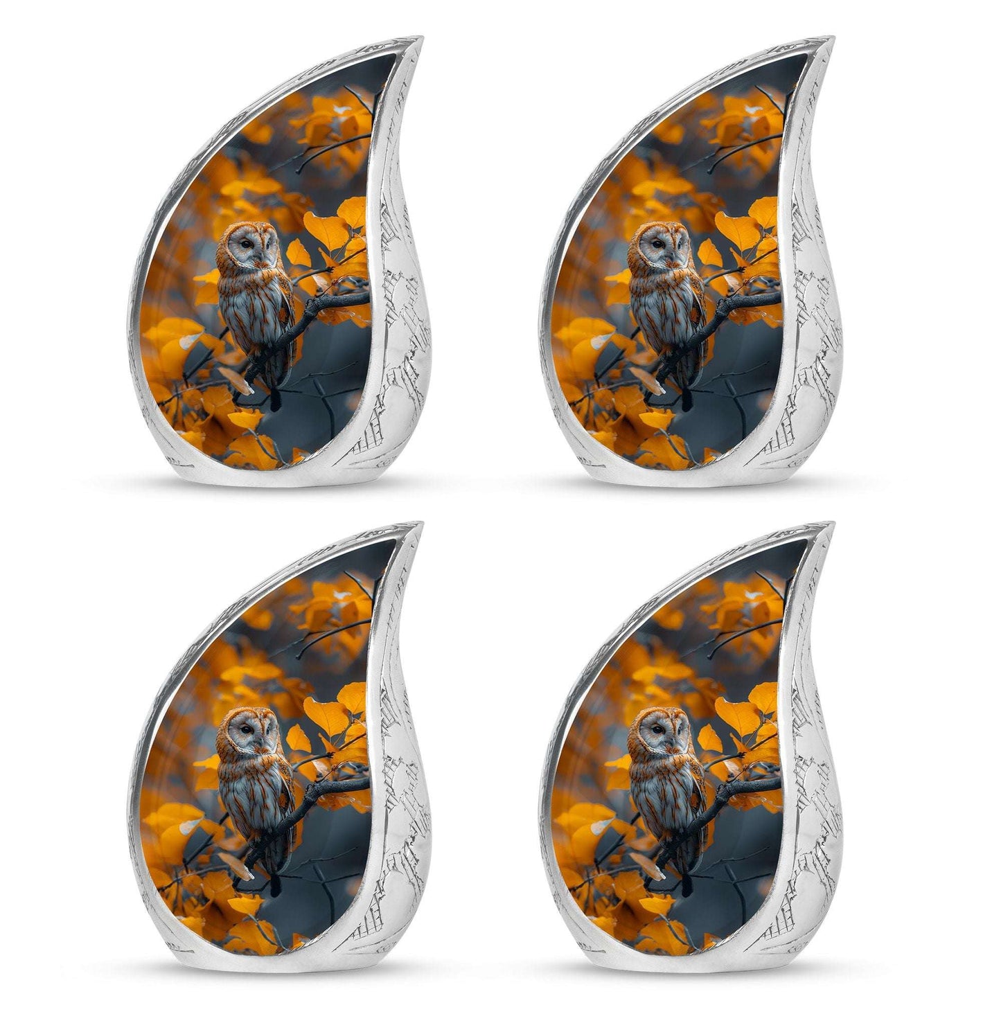 Owl Theme 3 Inch Keepsake Pack of 4