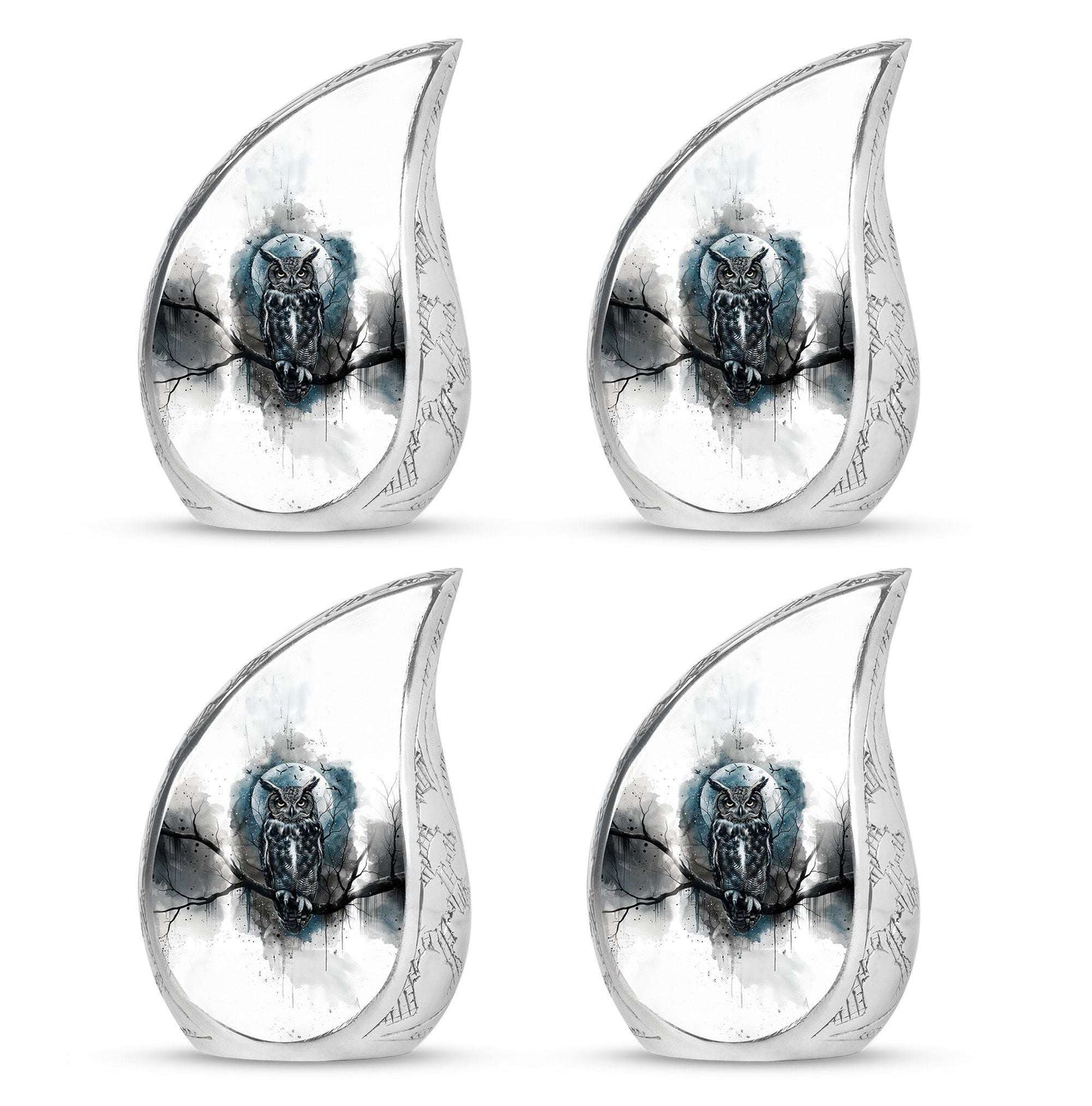 Owl Theme 3 Inch Keepsake Pack of 4