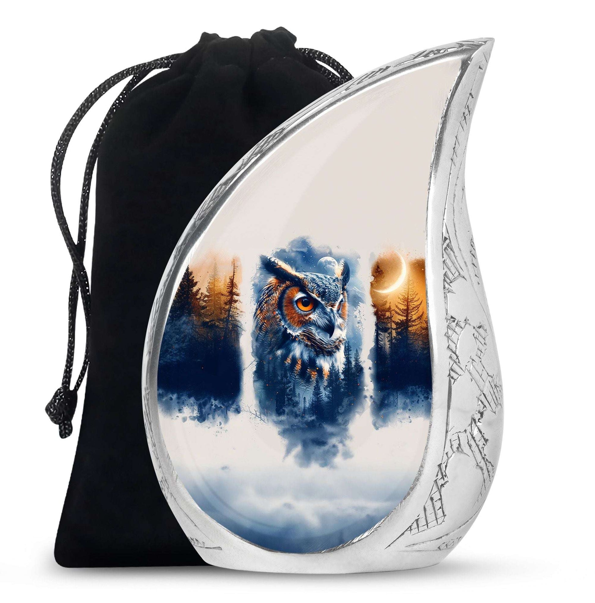 Owl Theme Large Urn 10 Inch