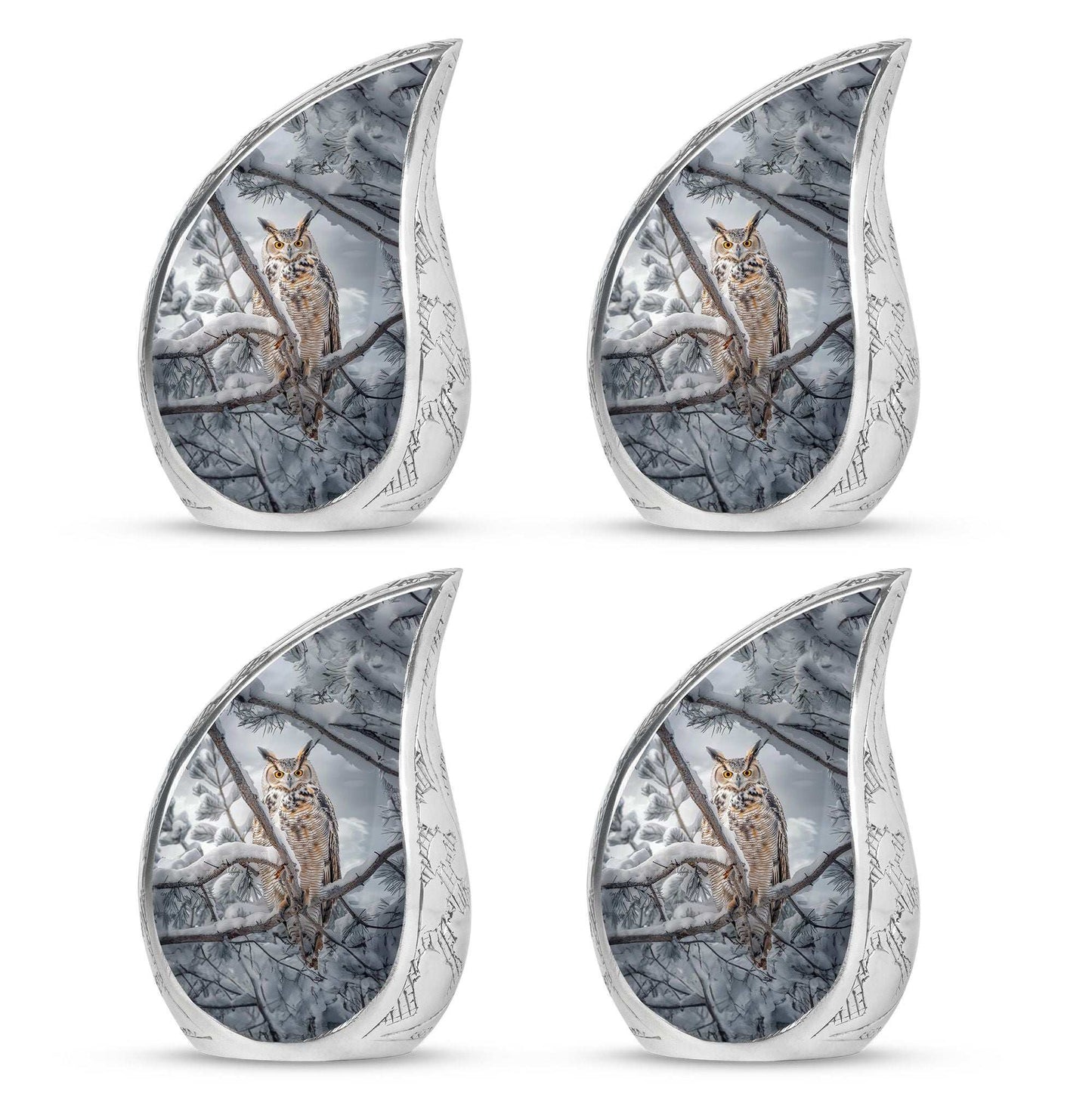 Owl Theme 3 Inch Keepsake Pack of 4