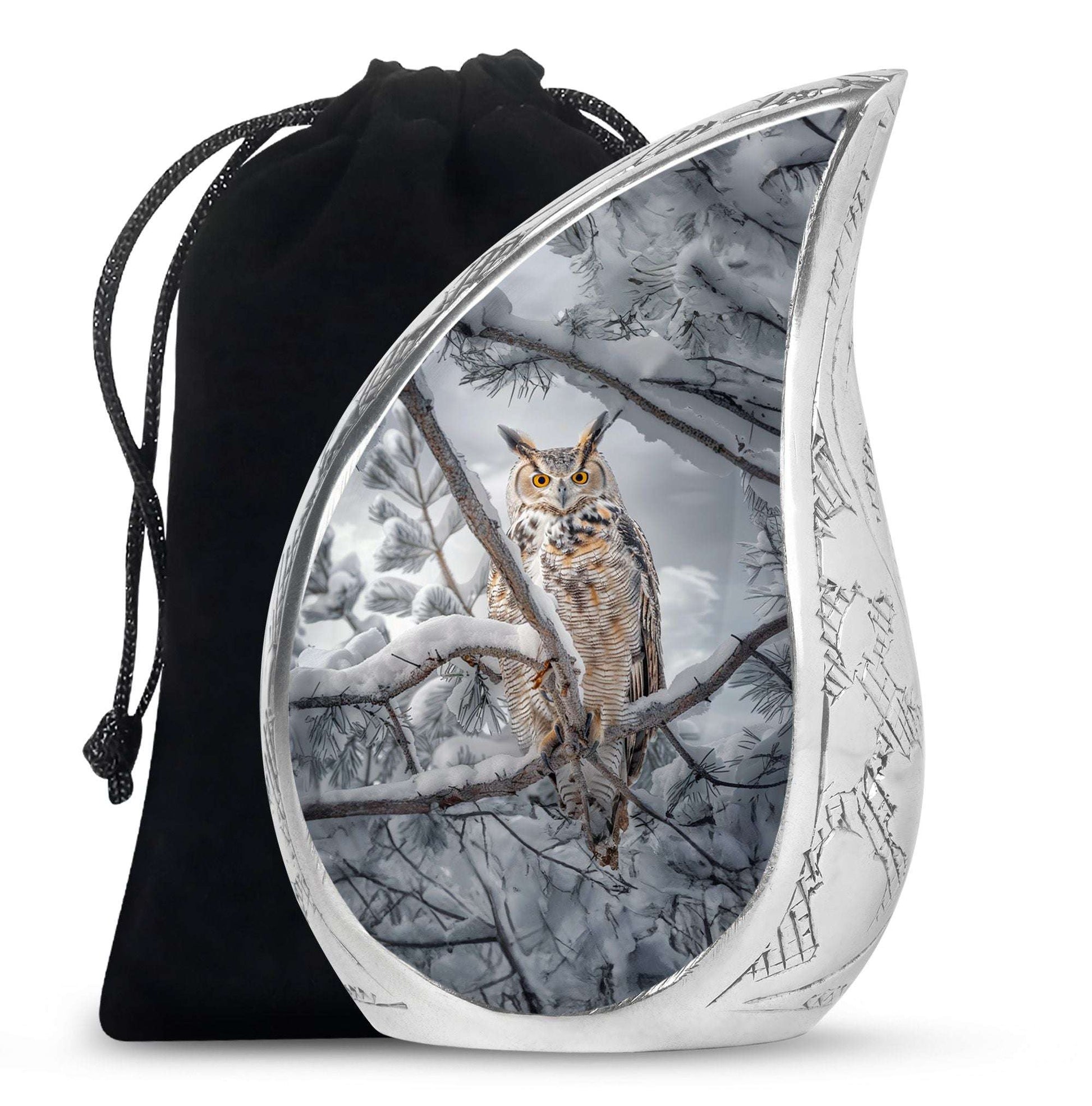 Owl Theme Large Urn 10 Inch