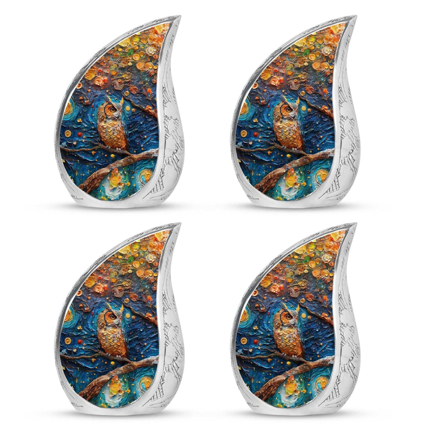 Owl Theme 3 Inch Keepsake Pack of 4