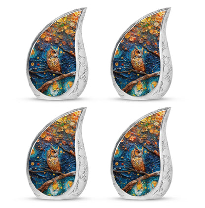 Owl Theme 3 Inch Keepsake Pack of 4