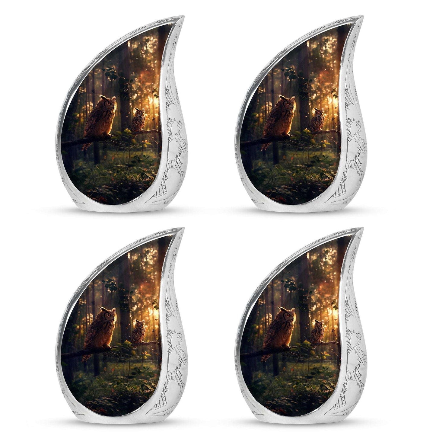 Owl Theme 3 Inch Keepsake Pack of 4