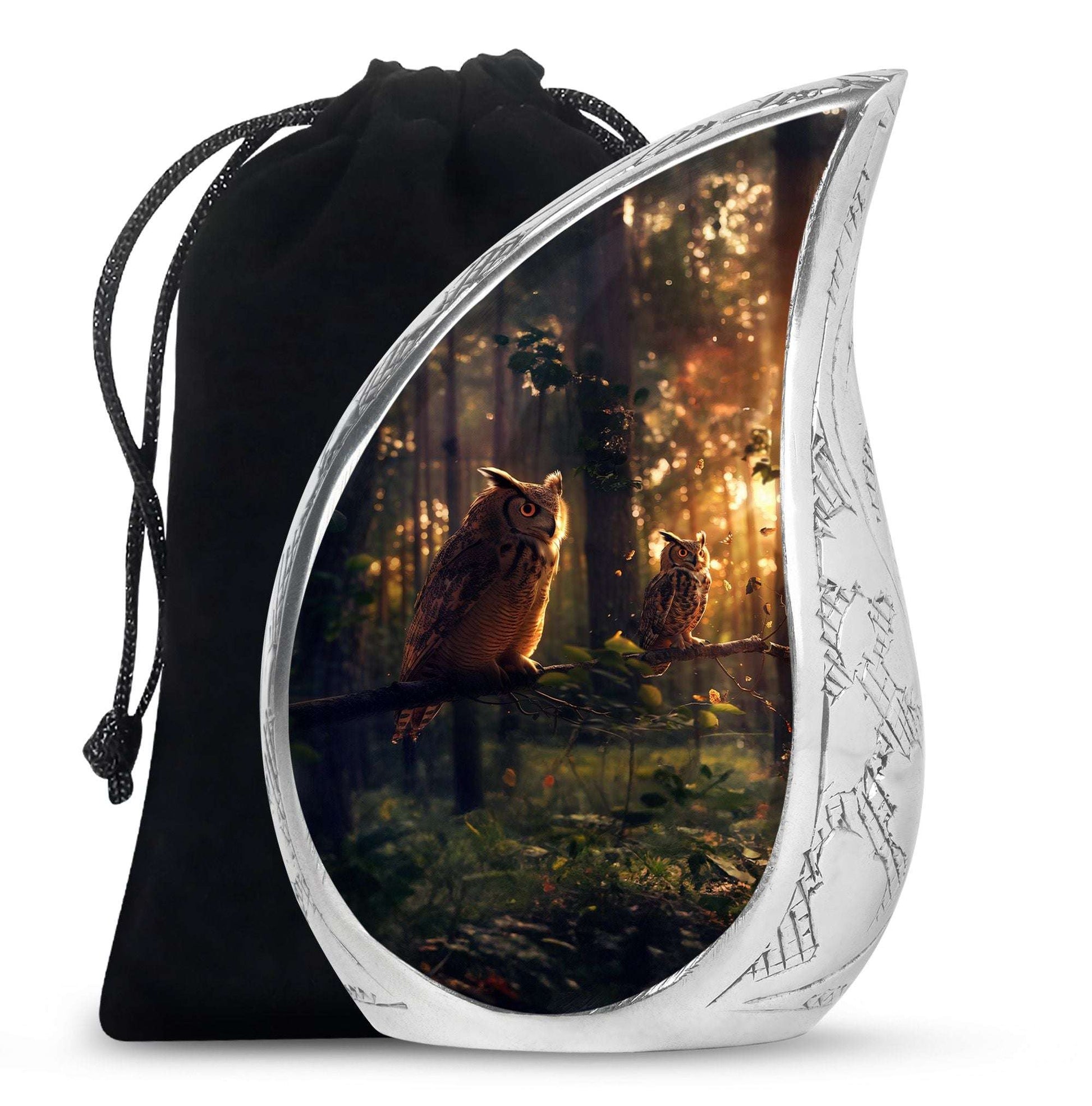 Owl Theme Large Urn 10 Inch