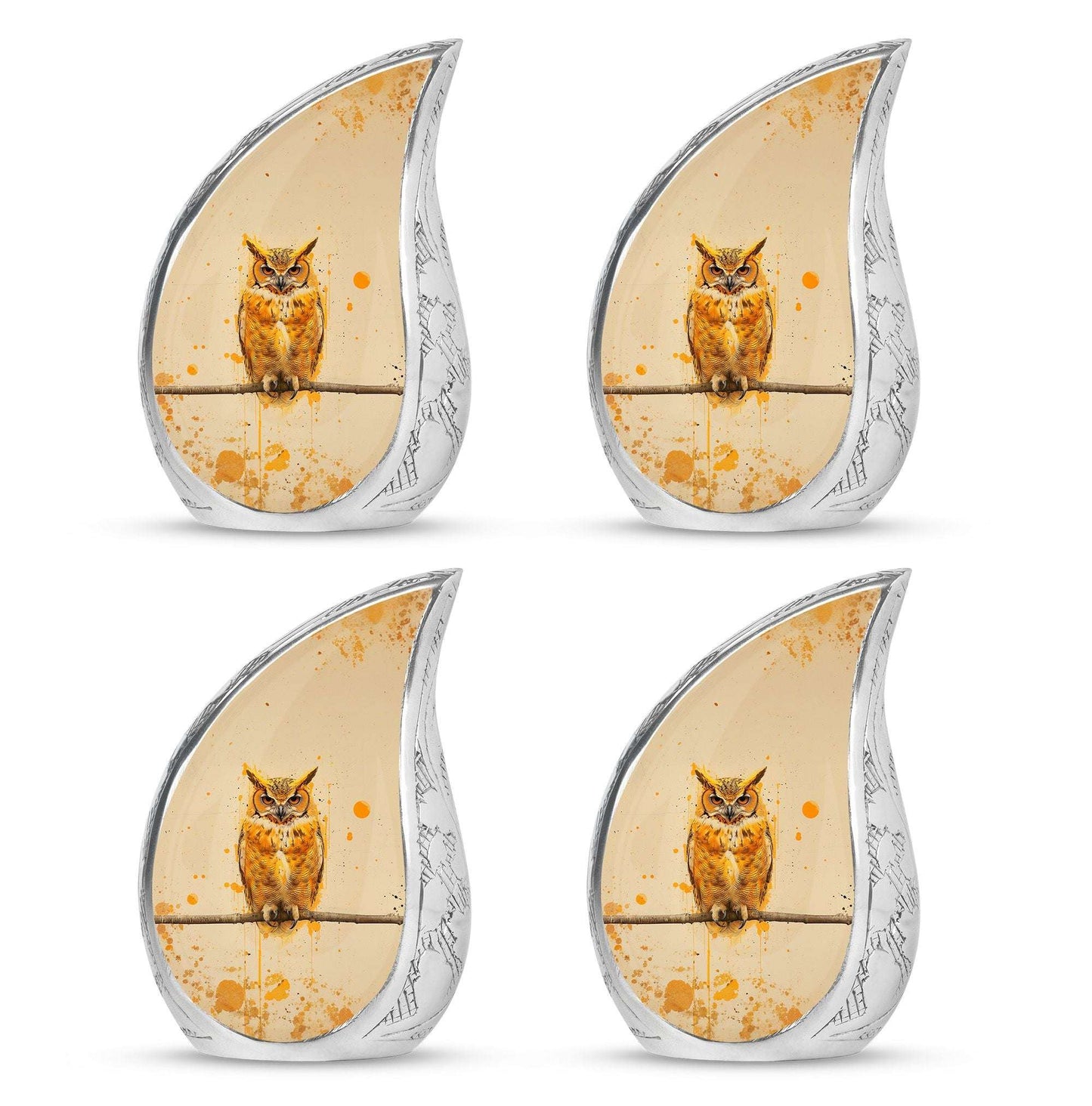 Owl Theme 3 Inch Keepsake Pack of 4
