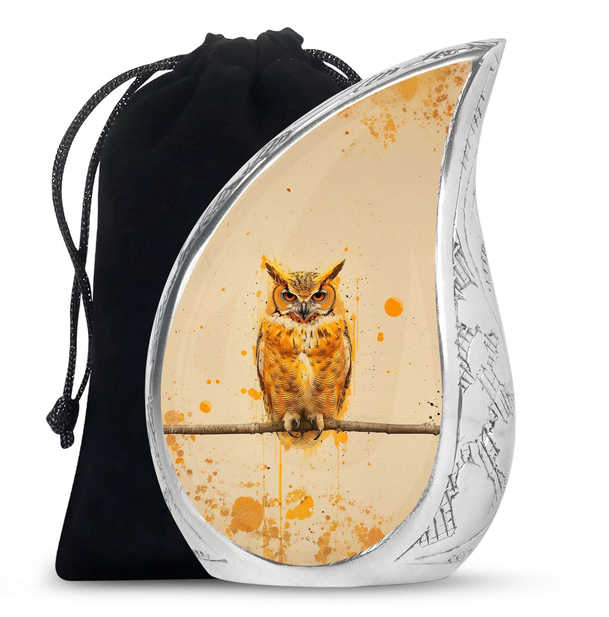 Owl Theme Large Urn 10 Inch