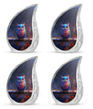 Owl Theme 3 Inch Keepsake Pack of 4