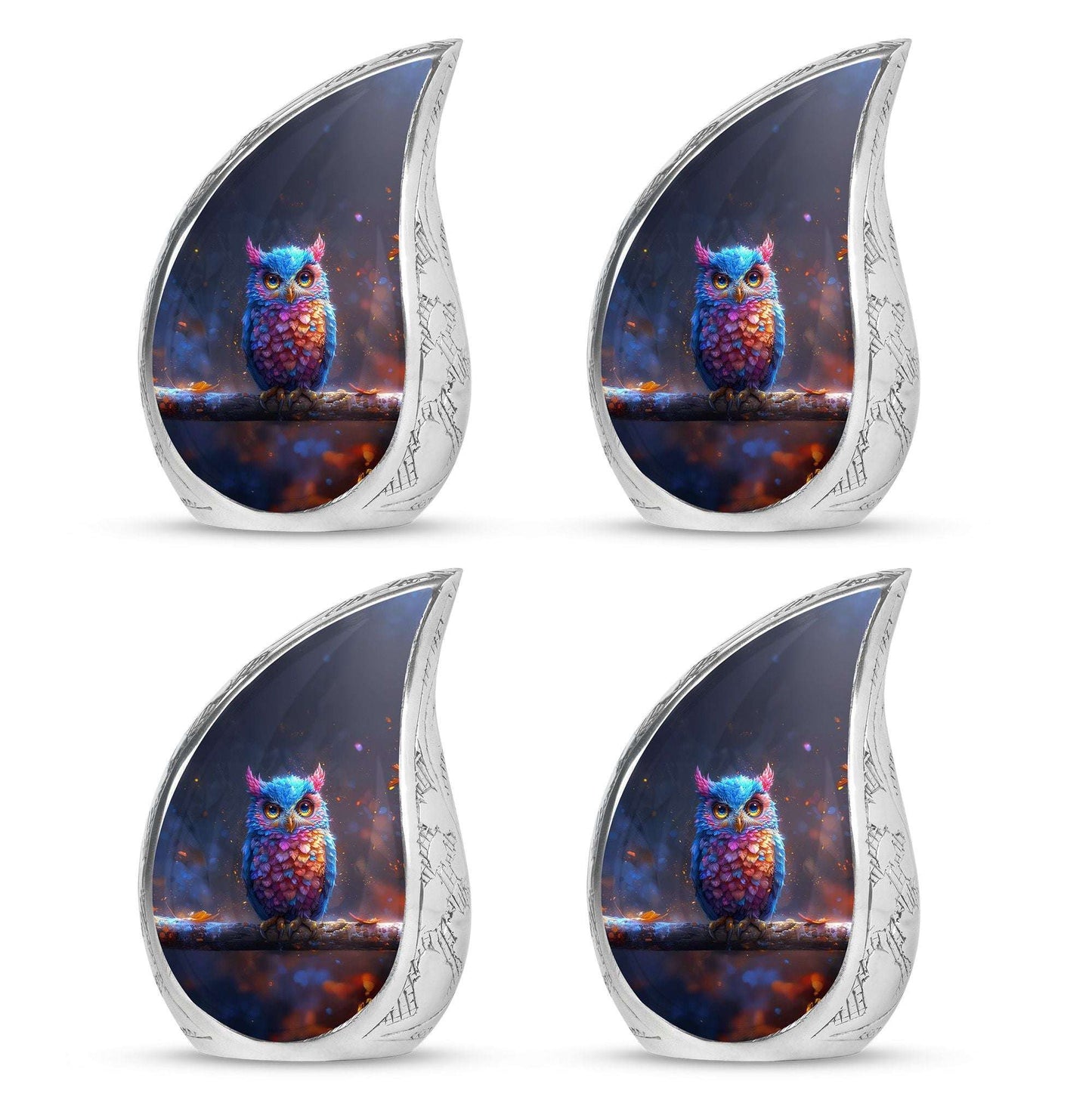 Owl Theme 3 Inch Keepsake Pack of 4