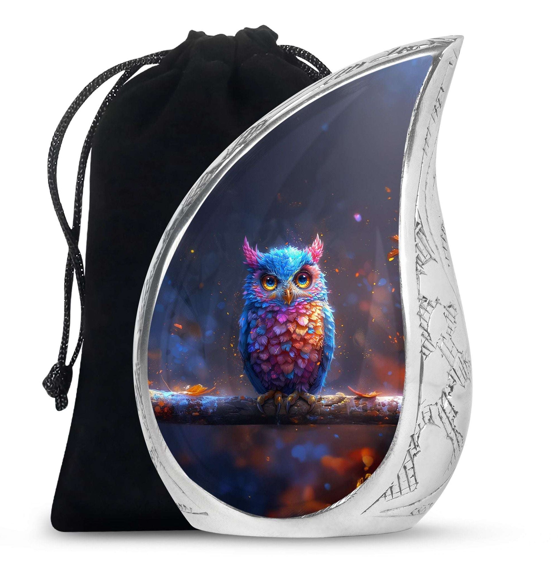 Owl Theme Large Urn 10 Inch