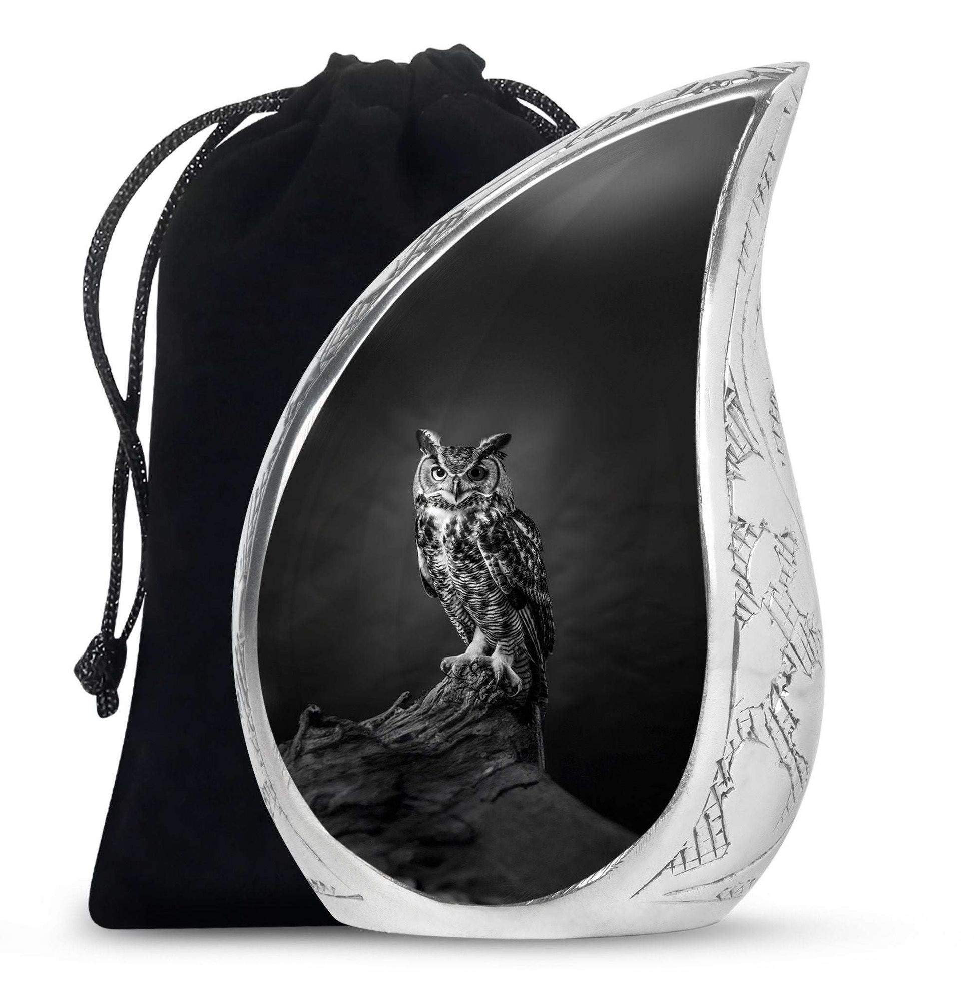 Owl Theme Large Urn 10 Inch