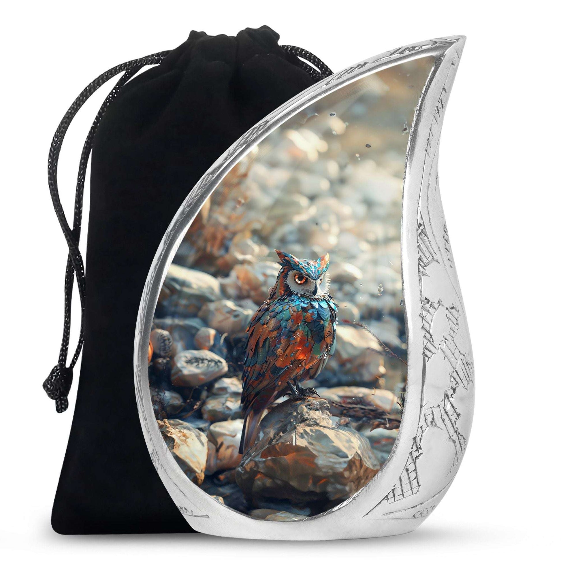 Owl Theme Large Urn 10 Inch