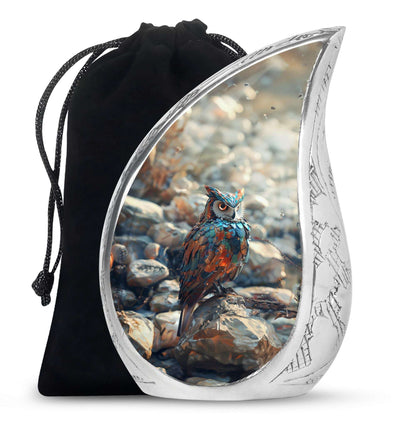 Owl Theme Large Urn 10 Inch