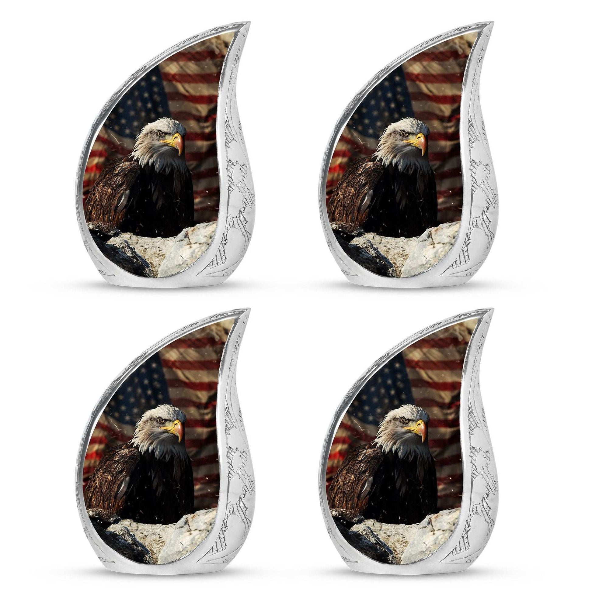 Eagle Theme 3 Inch Keepsake Pack of 4