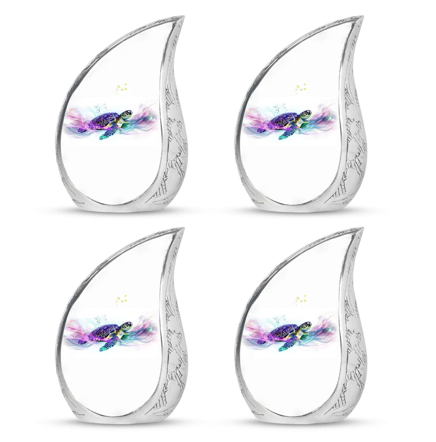 Turtle Theme 3 Inch Keepsake Pack of 4