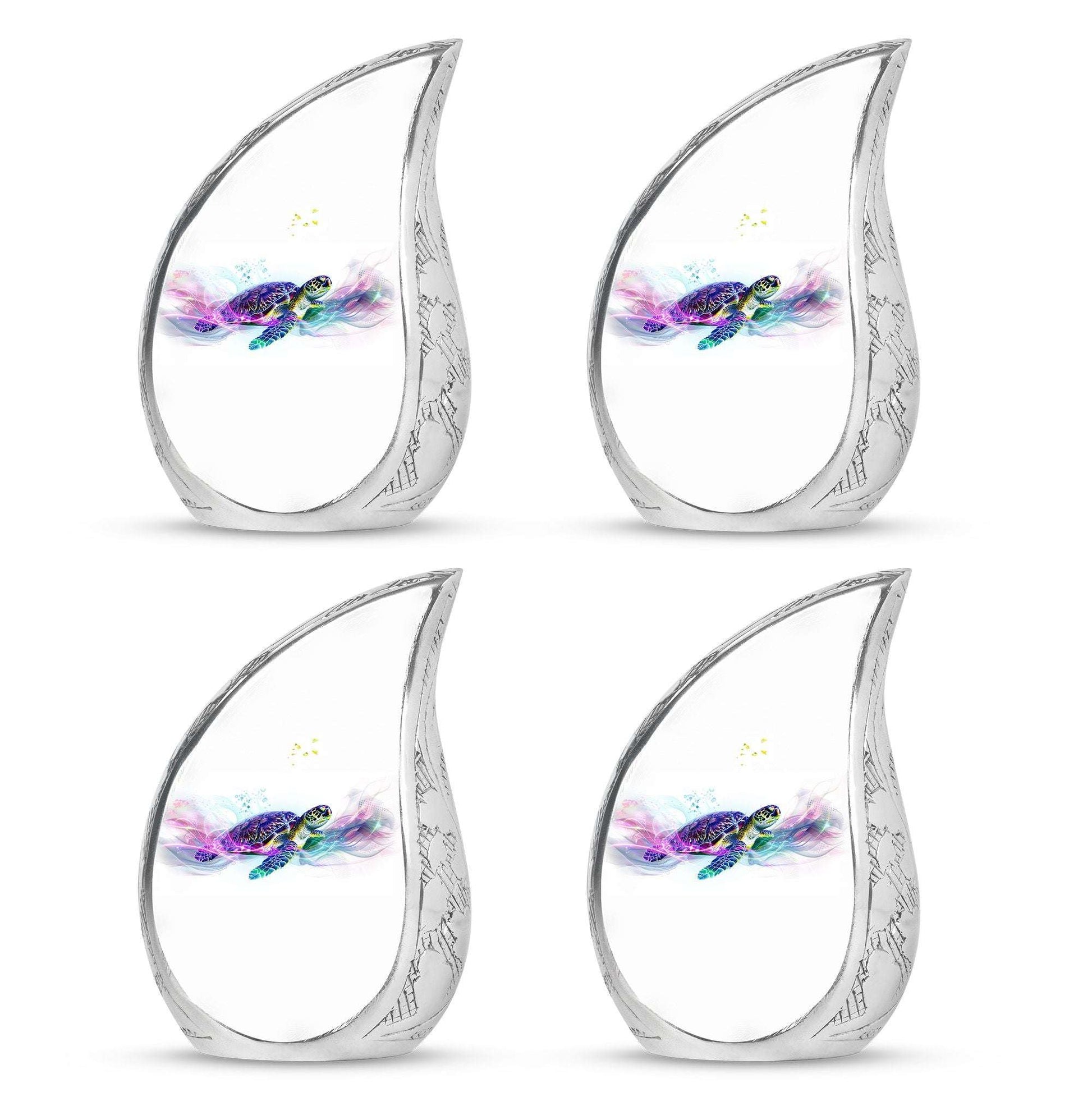 Turtle Theme 3 Inch Keepsake Pack of 4