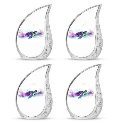 Turtle Theme 3 Inch Keepsake Pack of 4