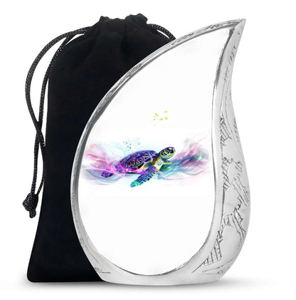 Turtle Theme Large Urn 10 Inch
