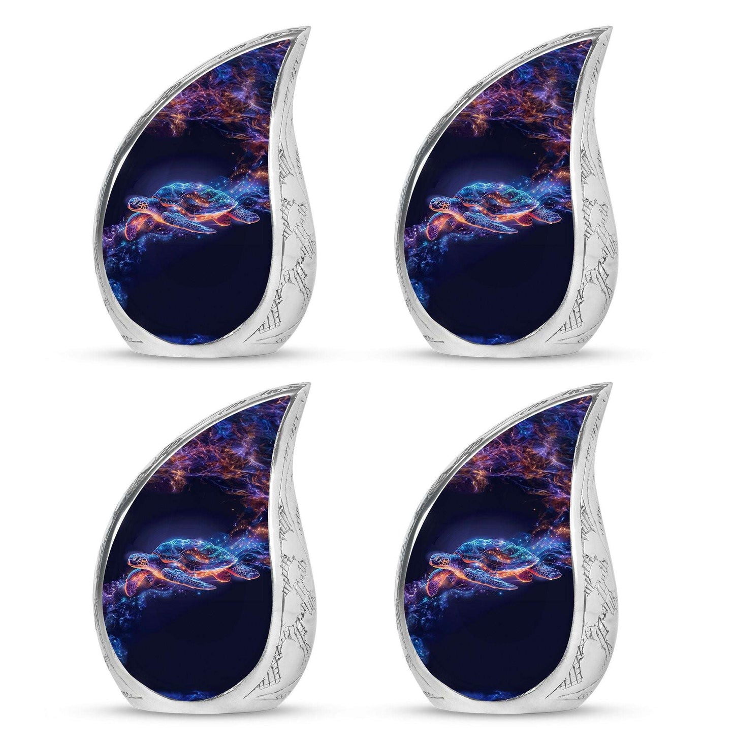 Turtle Theme 3 Inch Keepsake Pack of 4